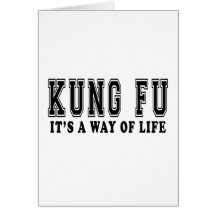 Kung Fu es manera de vida Tarjetas