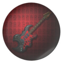 KuuMa Guitar 03 (R) ディナープレート