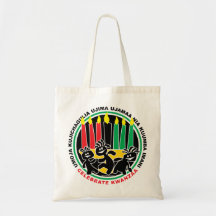 Kwanzaa Bolsa Lienzo