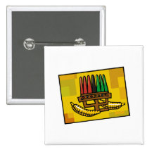 Kwanzaa Kinara con maíz Pins