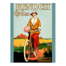 Kynoch Cycyles - arte del poster de la bicicleta d Tarjeta Postal