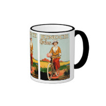 Kynoch Cycyles - arte del poster de la bicicleta d Tazas De Café