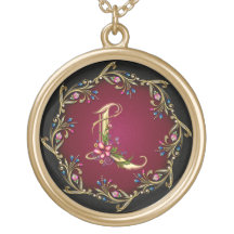 L collar del monograma