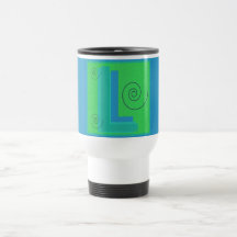 L inicial taza del viaje