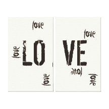 L.O.V.E IMPRESION EN LONA
