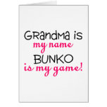 La abuela es mi Bunko conocido es mi juego Tarjetón