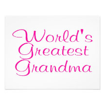 La abuela más grande de los mundos comunicado personalizado