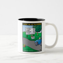 La "adulación le conseguirá en ninguna parte " tazas de café