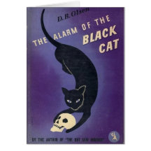 La alarma del gato tarjeta
