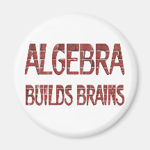 La álgebra construye cerebros iman para frigorífico