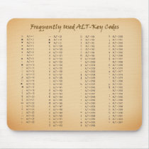 La Alt-Llave cifra Mousepad