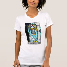 La alta carta de tarot de la sacerdotisa camisetas