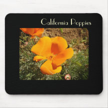 La amapola de California florece Mousepad Alfombrillas De Ratón