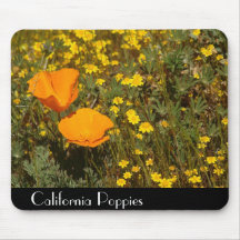 La amapola de California florece Mousepad Tapete De Ratones