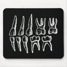 La anatomía del gris - dientes alfombrillas de ratón