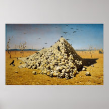 La apoteosis de la guerra por Vasily V. Vereshchag Poster