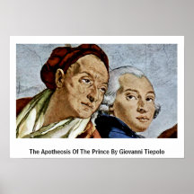La apoteosis del príncipe By Juan Tiepolo Poster