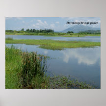 La armonía trae paz posters