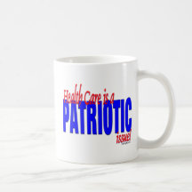 La atención sanitaria es taza patriótica