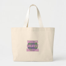 La bailarina más grande del mundo bolsa de mano