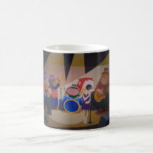 La banda tazas de café