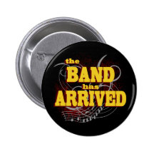 La banda tiene rojo llegado pin