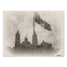 La Bandera 6 de la estafa del EL Zocalo del DF del Fotografia