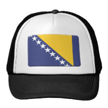 La bandera de Bosnia y Hercegovina PERSONALIZA Gorras De Camionero
