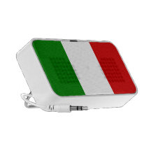 La bandera de Italia Notebook Altavoz