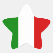 La bandera de Italia Pegatinas