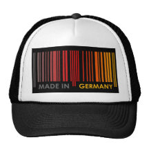 La bandera de la clave de barras colorea el diseño gorros  