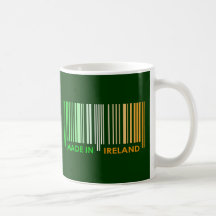 La bandera de la clave de barras colorea el diseño taza