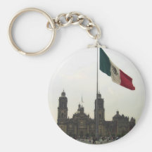 La Bandera de la estafa del EL Zocalo del DF del e Llaveros