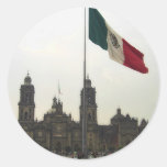 La Bandera de la estafa del EL Zocalo del DF del e Etiquetas