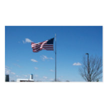 La bandera de los Estados Unidos de América Plantillas De Tarjetas De Visita