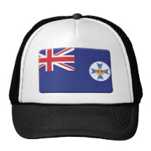 La bandera de Queensland PERSONALIZA Gorro De Camionero