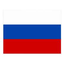 La bandera de Rusia Tarjetas Postales