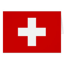 La bandera de Suiza Felicitaciones