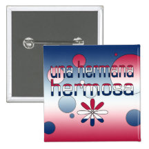 La bandera de Una Hermana Hermosa América colorea  Pin