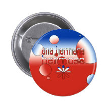La bandera de Una Hermana Hermosa Chile colorea ar Pins