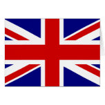 La bandera de Union Jack Felicitaciones