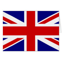 La bandera de Union Jack Felicitaciones