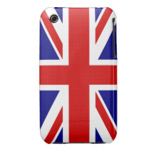 La bandera de Union Jack iPhone 3 Cárcasa