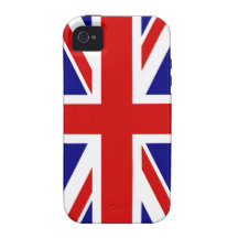 La bandera de Union Jack iPhone 4 Carcasas