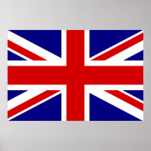 La bandera de Union Jack Posters