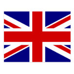 La bandera de Union Jack Tarjeta Postal