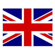 La bandera de Union Jack Tarjeta Postal
