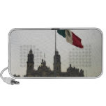 La Bandera Mexica de la estafa del EL Zocalo del D Mini Altavoces