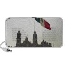 La Bandera Mexica de la estafa del EL Zocalo del D Mini Altavoces