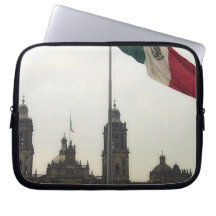 La Bandera Mexica de la estafa del EL Zocalo del D Funda Ordendadores